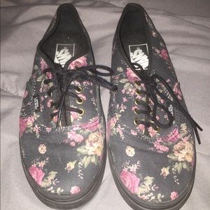 Vans Authentic floral skate shoes